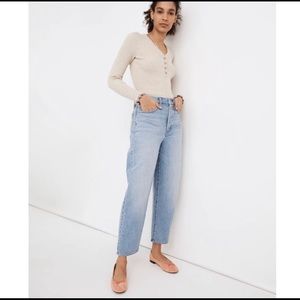 Madewell Balloon Jeans in Hewes Wash